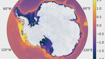 Seasonal regimes of warm Circumpolar Deep Water intrusion toward Antarctic ice shelves (CEE, 2025) featured image
